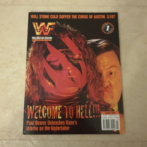 Wwf magazine march - magazine, 1998