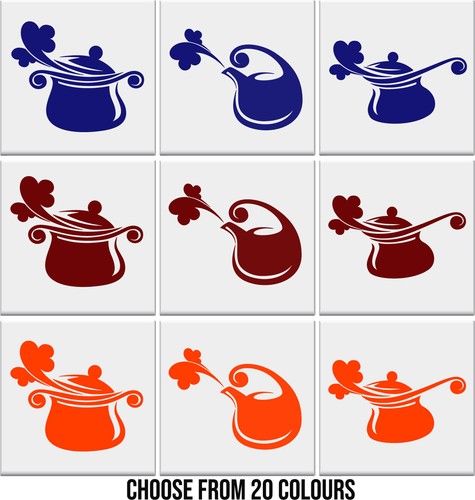 Kitchen tile stickers pot - tile,