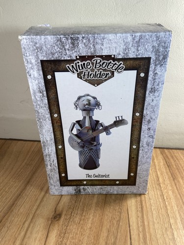 Metal wine bottle - metal, holder