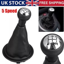 For Peugeot Citroen Berlingo 5 Speed Car Shift Knob Gear Stick & Gaiter Cover