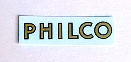 Philco radio water slide - radio,