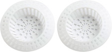 Plastic Sink Strainer - White