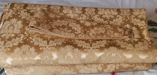 Luxurious deep gold damask - gold,