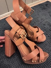 Ash Tan Leather Platform