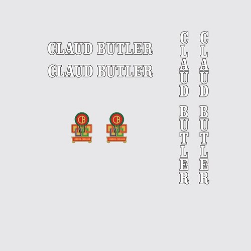 Claud butler bicycle - claud, decals