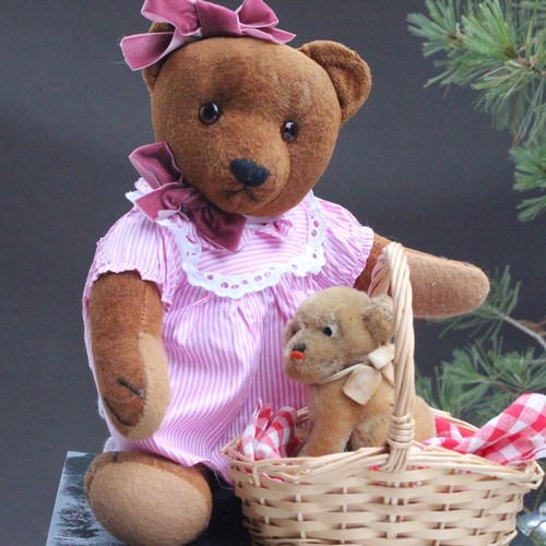Antique teddy bear 1930s - , w