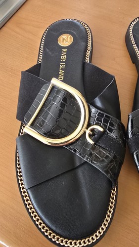 Ladies black gold - gold,