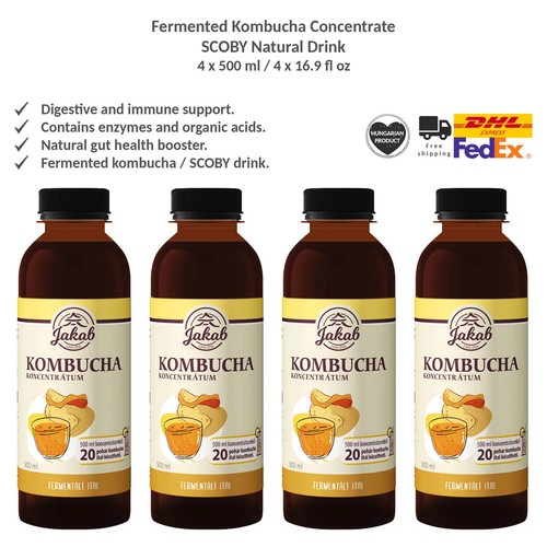 Fermented kombucha scoby - fermented,