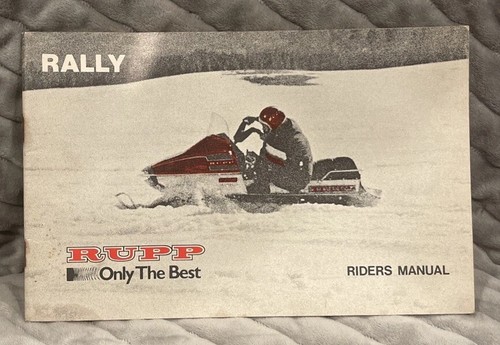 Vintage rare 1976 rupp rally - vintage,