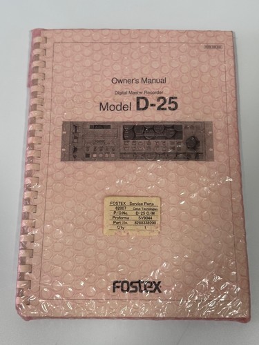 Fostex digital master - digital,
