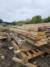 Oak Boards And Beams (Green, Waney Edge And Heavily Figured)