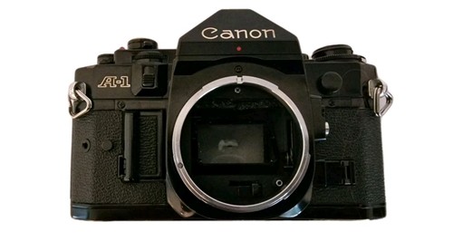 Canon black 35mm slr film - slr,