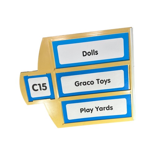 Toys true aisle - aisle, sign