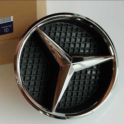 Front grille chrome star badge - chrome,