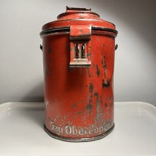 WESCO Winterhilfswerk Sammeldose Gau Oberdonau + Abzeichen, WW2