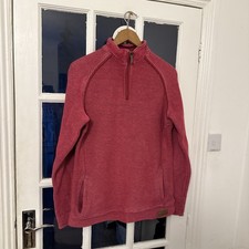 WEIRD FISH Quarter Zip Pink