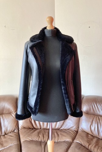 Aviatrix real leather fur - real,