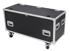Road Trunk Flight Case with Slam Lid & Castor Wheels - 120cm