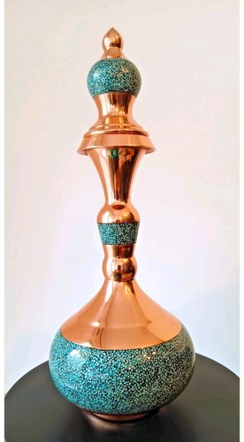Turquoise decorative vase - decorative,