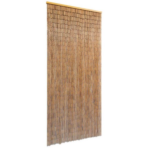 Door curtain bamboo brown - door,