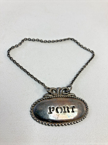 Silver plated port - (refjoh48a),