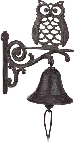 Relaxdays cast iron door bell - cast,