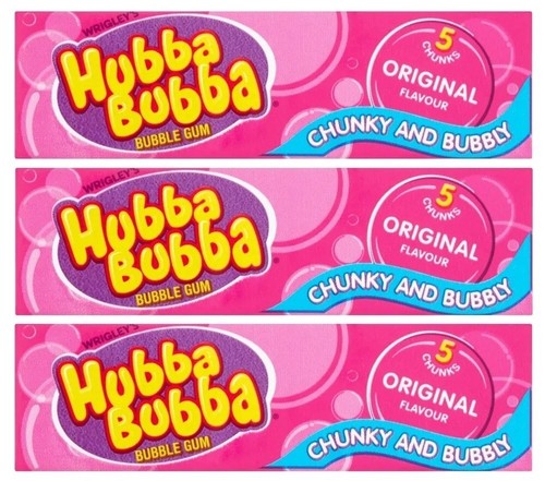 Wrigley hubba bubba - 3x, wrigley's