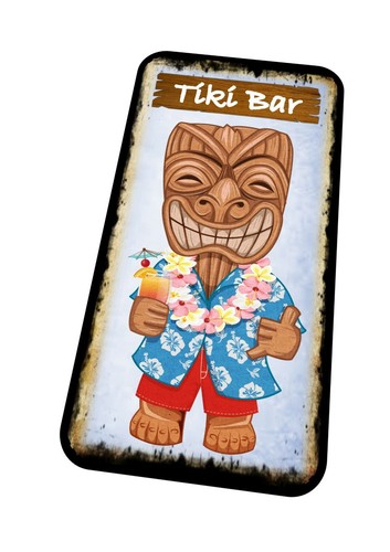 Tiki bar sign - bar, vintage