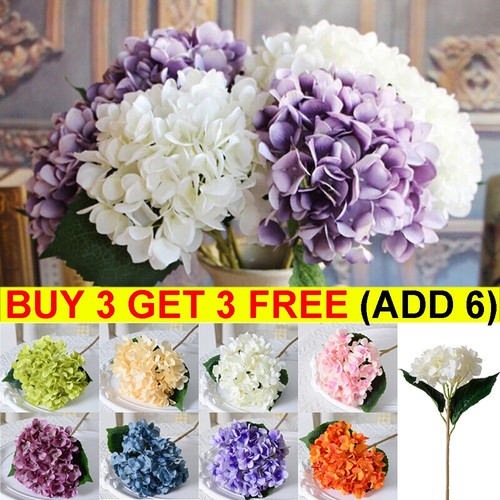 Artificial hydrangea fake silk - hydrangea,