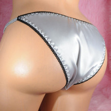 Satin String Bikini Panties
