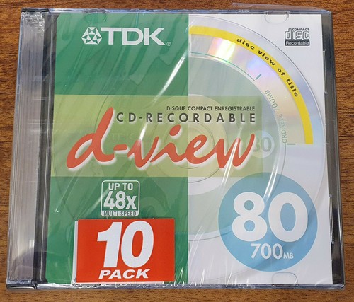 Pack tdk d view 700mb - tdk, d-view