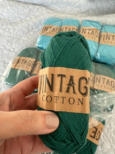 Vintage cotton yarn for - dk,