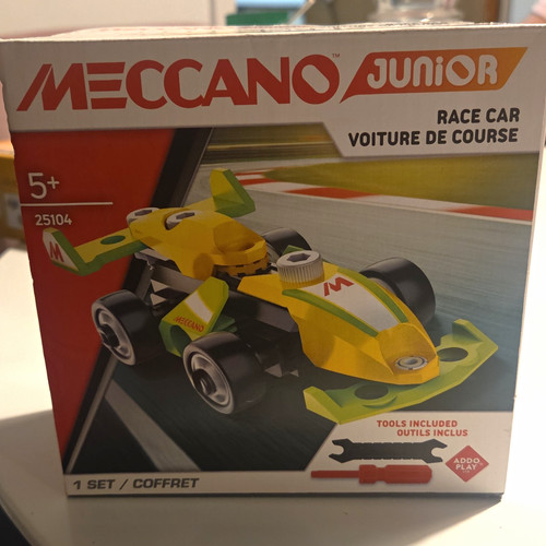 Meccano junior race car - meccano,