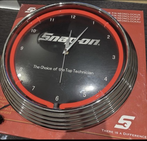 Snap tools neon clock plug - neon,