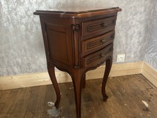 French Louis Style Oak Bedside
