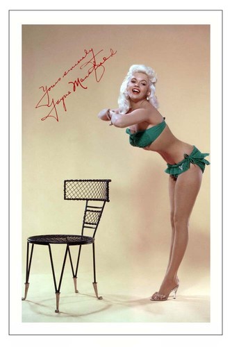 Jayne mansfield signed - jayne,