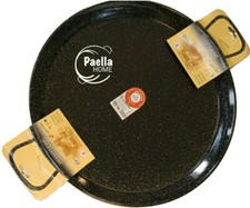 Paella Pan 22cm - 34cm Professional Enamelled Steel Original Spanish Paella Pan