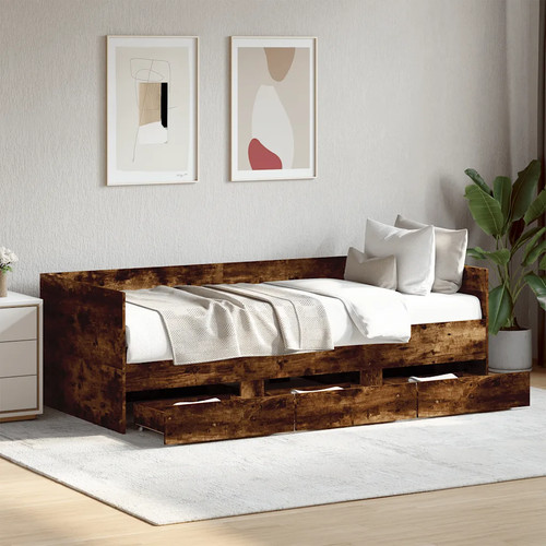 Walplus smoked oak daybed with - smoked,