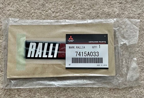 Genuine mitsubishi ralliart - genuine,