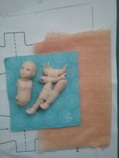 Porcelain baby doll making kit, head & body, arms and legs, pattern