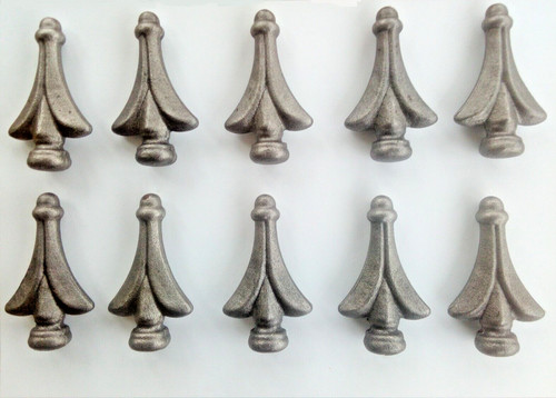 Weldable metal rail heads - 10,