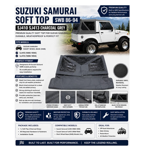 Suzuki samurai soft - suzuki, swb