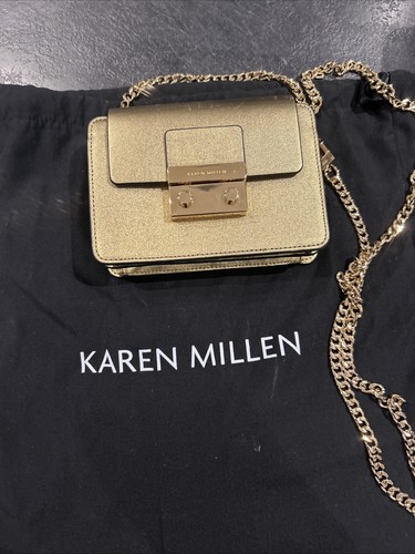Karen millen gold leather - gold,