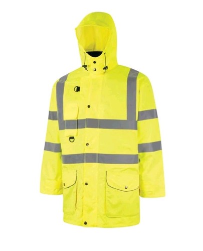 Vis coat jacket - hi-vis,