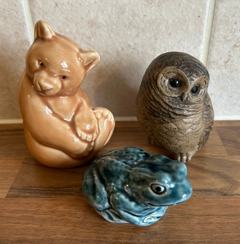 Poole pottery stoneware - stoneware, owl