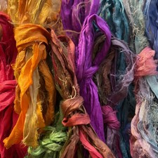Indian Recycled Hand-Dyed Silk