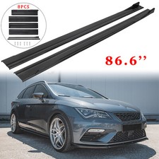 86.6" Glossy Black Car Side