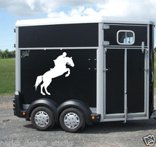 TWO Horse Rider stickers / Horse stickers / Horse Trailer Stickers / S65
