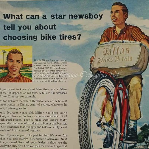 1960 goodyear tires - goodyear, newspaper