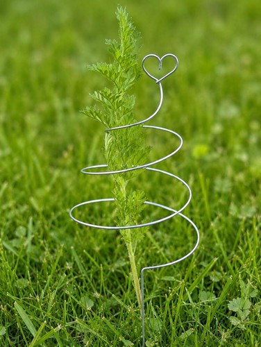 Set heart spiral plant - heart,
